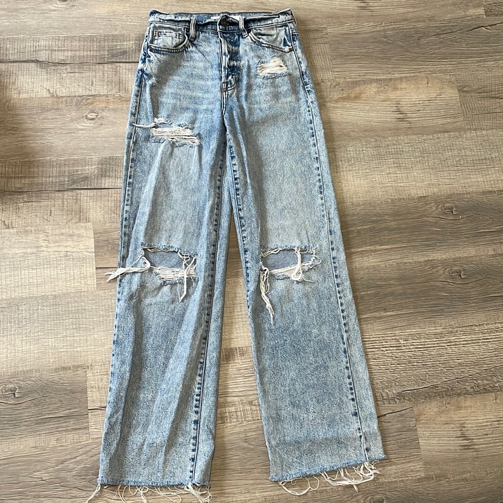 Hidden Jeans Logan Distressed Dad Jeans Gem
